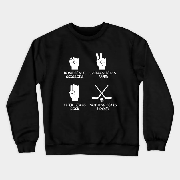 Nothing Beats Hockey Crewneck Sweatshirt by anupasi